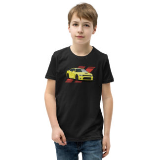 Dodge Charger Yellow Jacket Youth Short Sleeve T-Shirt